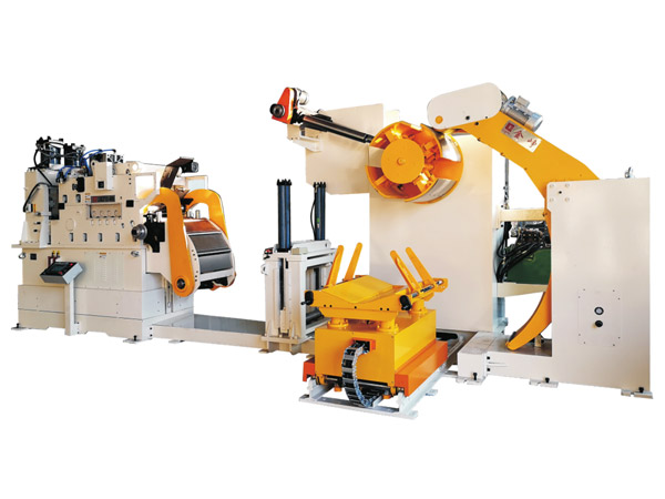 三機(ji)一體NC高(gao)配型精(jing)密料架(jia)矯直送(song)料機