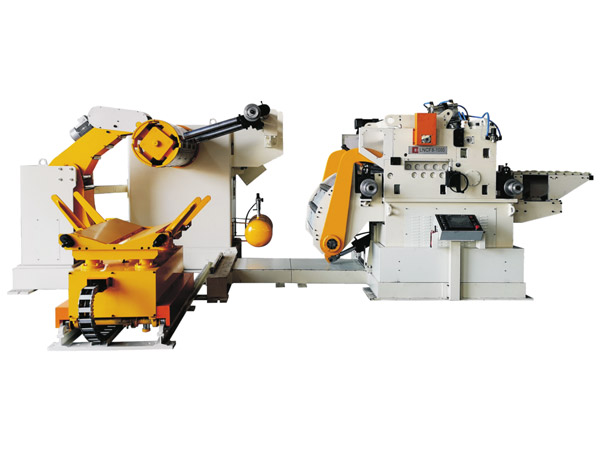 三機(ji)一體(ti)NC高配(pei)型精(jing)密料(liao)架矯(jiao)直送(song)料機(ji)