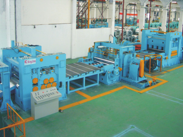 KJH25厚闆(pan)低速(su)數控(kong)精密(mi)開卷(juan)整平(ping)橫切(qie)生産(chan)線