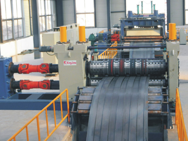 KJS40厚闆低速(su)數控精密(mi)開卷整平(ping)縱剪生産(chan)線